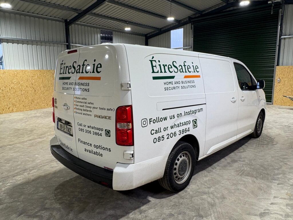 ÉireSafe mobile security service van based in Kildare Ireland.